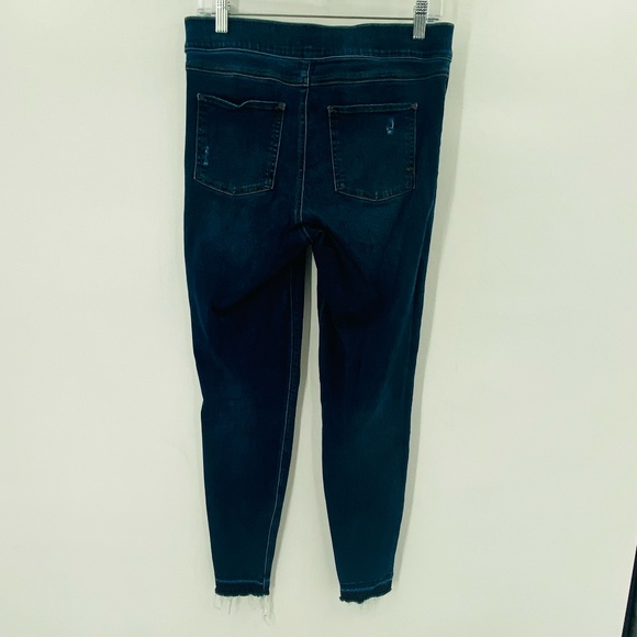 Spanx High Waisted Distressed Ankle Skinny Jeans Size Medium - Picture 4 of 7